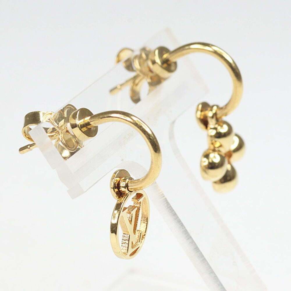 LOUIS VUITTON Brown Monogram Earrings - Picture 2 of 6